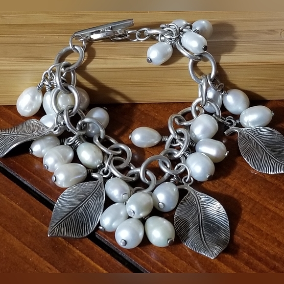 Silpada Sterling Silver & Pearl Cha Cha Bracelet - Picture 11 of 11